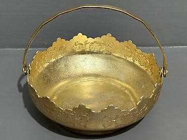 Məhsul: SSRİ dönəmində qalan mis qəndqabı • Material: Metal, qızılı — 4