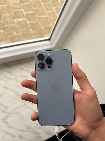 IPhone 13 Pro Max, 128 GB, Sierra Blue, Face ID lalafo.az -da IPhone 13 Pro Max, 128 GB, Sierra Blue, Face ID