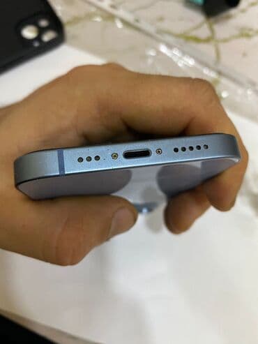 ayfonlar: IPhone 14, 128 GB, Mavi, Barmaq izi, Simsiz şarj, Face ID — 3