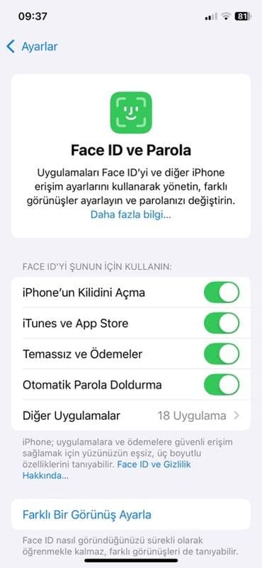 rəsmi 9t: IPhone Xs, 64 GB, Space Gray, Face ID — 3