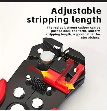 zərlər: Avtomatik kabel soyucu və sıxıcı alət - Çoxfunksiyalı: kabel soyma — 6