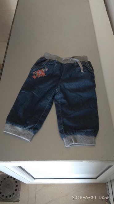 Uşaq geyimi və ayaqqabıları: Брючки на девочку на 6-9 месяцев в хорошем состоянии производства — 1