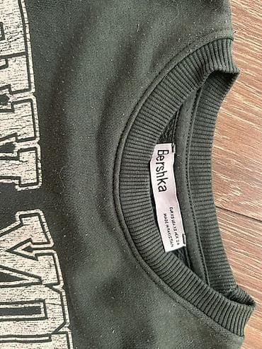 banner capı: Svitşot, Bershka, XS, rəng - Yaşıl — 4