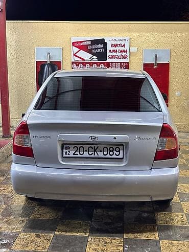 ford focus 3: Hyundai Accent GL sedan - Kuzov: sedan, gümüşü rəng - Mühərrik — 2