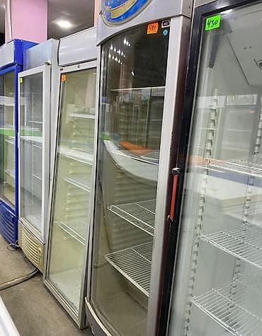 Mağaza tipli şüşə qapılı vitrin soyuducular. - Tək qapılı, şaquli