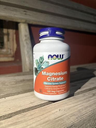 Məhsul: NOW Magnesium Citrate – maqnezium sitrat əlavəsi — 1