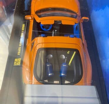 metbex tavan modelleri: Коллекционная модель Toyota Supra A80 Orange 1995 Jada Toys Art — 5