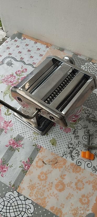 Оборудование для производства: Əl ilə idarə olunan makaron xəmir yayma və kəsmə aparatı - Material — 3