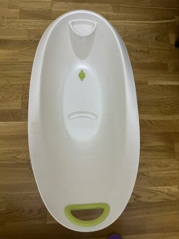 Mobil telefonlar üçün digər aksesuarlar: Mothercare uşaq vannası - Rəng: ağ, yaşıl detal və tıxac - Ergonomik — 3