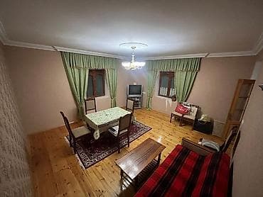 Mənzillər: Xezer rayonu merdekan qesebesi.3otaqli normal temirli heyet evi kiraye — 3