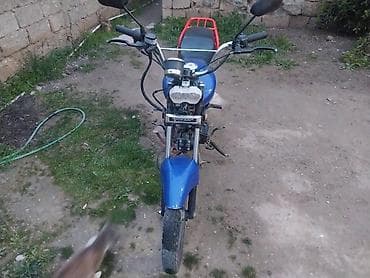 elektra skuter: Moped/motosiklet – Jianshe/Jufan üslublu, “M50” işarəli, mavi gövdə və — 4