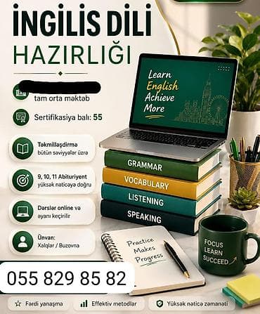 rus dili muəllimi: Xarici dil kursu, İngilis dili, Abituriyentlər üçün — 1