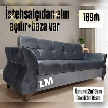Диваны: Divanlar Yeni ve Sifarisle 189 Azn Rəng seçimi var Açılan və Bazalı — 4