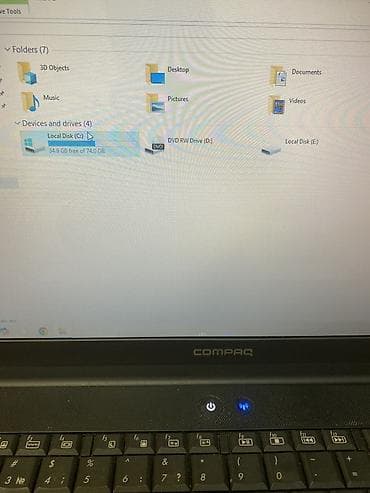 hp g6 1000: Compaq noutbuk Xüsusiyyətlər: - Prosessor: Intel Pentium (stiker — 2