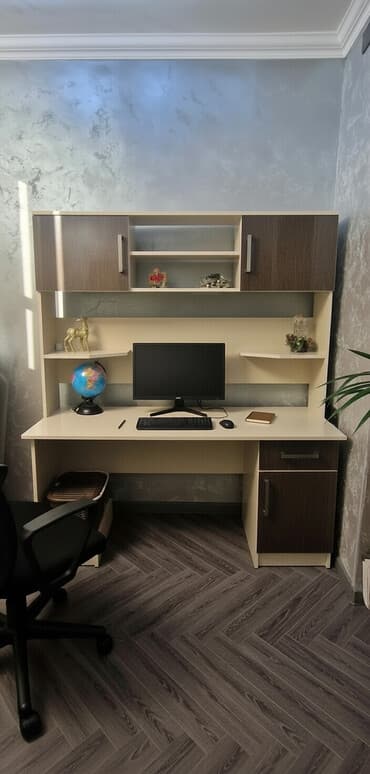 Düz masa, Polkalı, Siyirməli, MDF