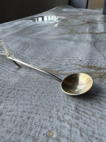 gümüş stəkan: Gümüş mini qaşıq 875 prob – kolleksiya və ya təqdimat üçün dekorativ — 1