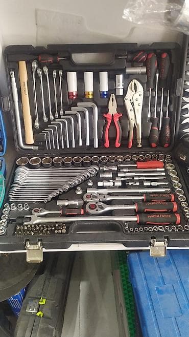Mexaniki əl alətləri: Alət dəsti – çoxfunksiyalı, sərt plastik çamadan içində tam komplekt — 1