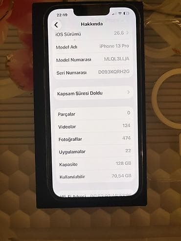 pro: IPhone 13 Pro, 128 GB, Sierra Blue, Simsiz şarj — 4