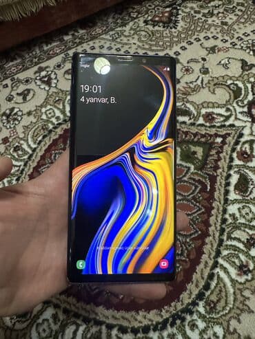android telefonlar: Samsung Galaxy Note 9, 128 GB, rəng - Mavi, İki sim kartlı — 1