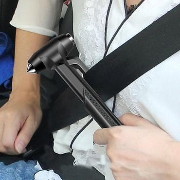 moped kredit: Avtomobil üçün şüşə sındıran çəkic və təhlükəsizlik kəməri üçün bıçaq — 3