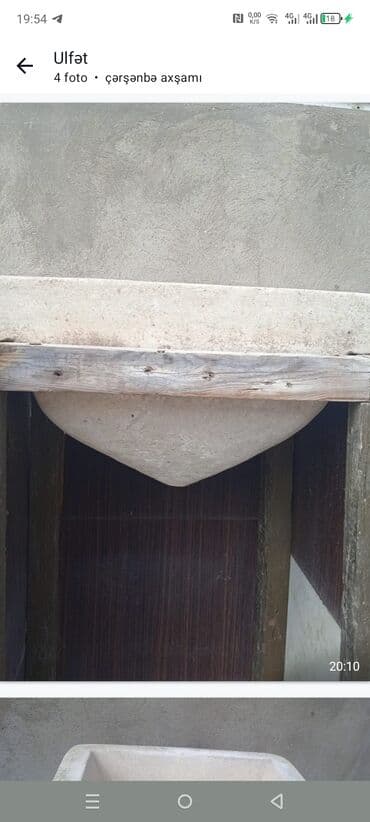 Beton su daşi .yaxşı.təmiz suzur - Material: yüksək davamlı beton — 2