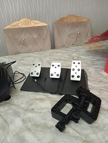 oyun pc: Rampage V902 Gaming Racing Wheel – tam set - 6‑in‑1 yüksək — 3