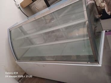 Hazır biznes: Tort, şirniyyat üçün Vitrin soyuducu, ölçü 2 metr. Yoxlanış üçün — 1