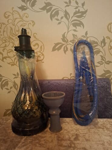 шуба из овчины азербайджанская: Nərgilə dəsti - Şüşə gövdəli, naxışlı vaza (tünd rəng keçidləri ilə) — 2