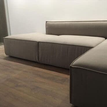 divan şəkilləri: Künc divan, Nabuk — 4