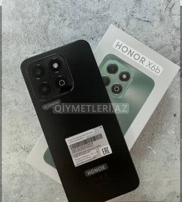 samsung paltaryuyan ehtiyat hisseleri: Honor X6b, 128 GB, rəng - Qara, Simsiz şarj — 1