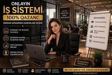 part time i: Onlayn İş Sistemi – özünə güvənən xanımlar üçün Xüsusiyyətlər: - — 1