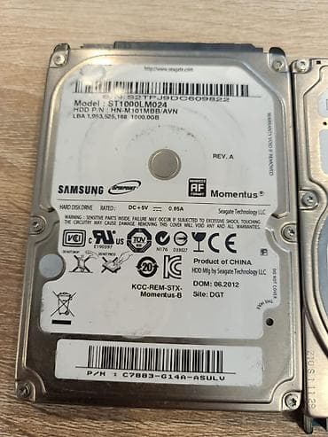 honda disk: Məhsul: 2-ci əl 2.5" SATA noutbuk HDD-ləri (işlək), hamısı Low Level — 4