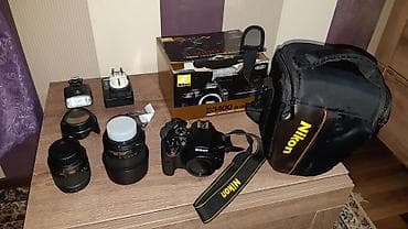 Nikon d3400 tam ideal veziyetdedi.aile içi işledilib.alan isdenilen