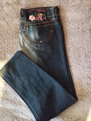 cutluk geyimleri: Qadınlar üçün 3 ədəd cins şalvar dəsti - Rəng: açıq və orta mavi — 3