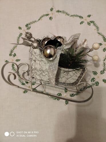 Süni güllər: Yeni il aksesuarları. 10-15-20₼ Yeni il xonça və ekibanular da — 12