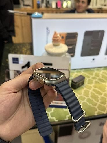 takı: Smart saat, Apple, Sensor ekran, rəng - Mavi — 5