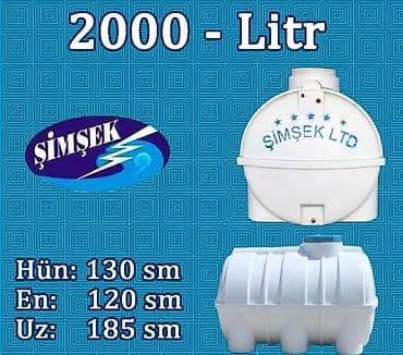 Bağ evi və bağ üçün hərşey: Bak, Plastik, 1000 l l, Yeni, Ünvandan götürmə, Pulsuz çatdırılma, Ödənişli çatdırılma — 4