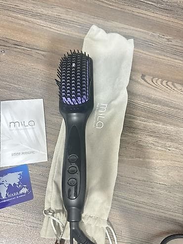 modio m19 5g: Mila Hair Straightener Brush – saç düzləşdirən daraq 2 defe istifade — 3