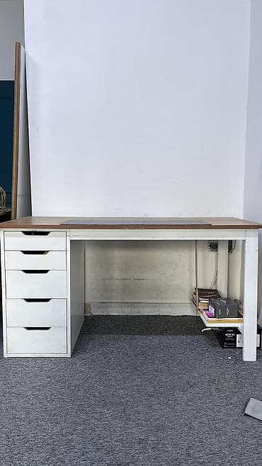 Офисные столы: Б/у, Для сотрудника, Квадратный стол — 4