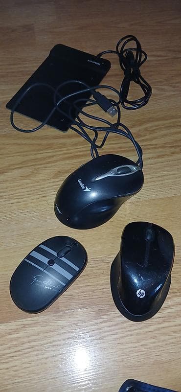 Фото и видеокамеры: Kompüter aksesuarları dəsti - 3 ədəd siçan: - Genius lazer naqilli — 1