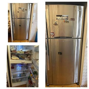 2 qapılı Toshiba Soyuducu Satılır, rəng - Gümüşü