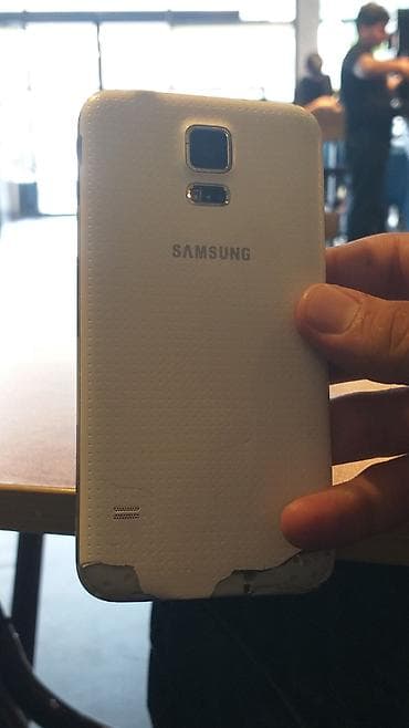 emel electronics: Samsung Galaxy S5, rəng - Ağ, Barmaq izi — 1