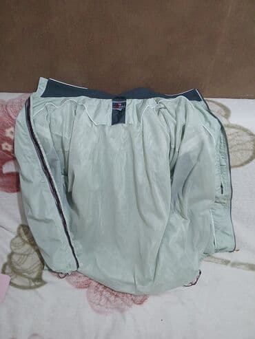 toxunma uzun jaketler: Yüngül küləkkeçirməz gödəkçə - Rəng: Açıq yaşıl, tünd boz panellər və — 4