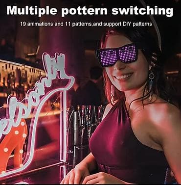 t800 ultra 2: LED animasiyalı eynək TPC ⚡ Blutuz var text yazmaq olur. - Çoxrəngli — 1