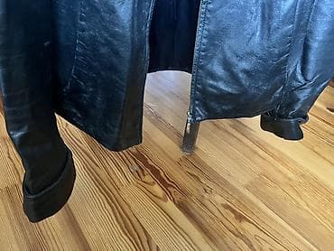 godekce: COTHAR qadin deri gödəkçə ( kurtka) - Material: təbii dəri (qara — 2