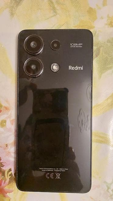 isdemis telfonlar: Redmi Note 13, 256 GB, rəng - Qara, Sensor — 2
