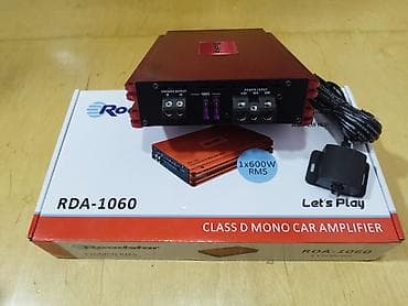 ses güclendirici: Roadstar RDA-1060 — Class D mono avtomobil gücləndiricisi Əsas — 2