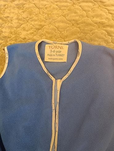 Bayram kostyumları: Uşaq yuxu tulumu – YORNI, 3–6 yaş - Model: qolluqsuz, ayaqlı yuxu — 2