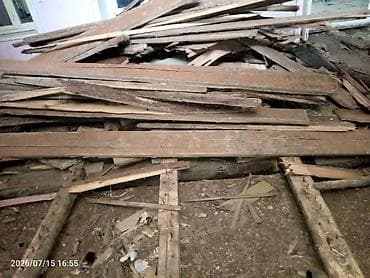 Köhnə söküntüdən çıxan taxta materialları dəsti. Məhsulun tərkibi: - — 1