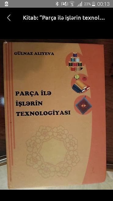Məhsul: Kitab – “Parça ilə işlərin texnologiyası” Müəllif: Gülnaz — 1